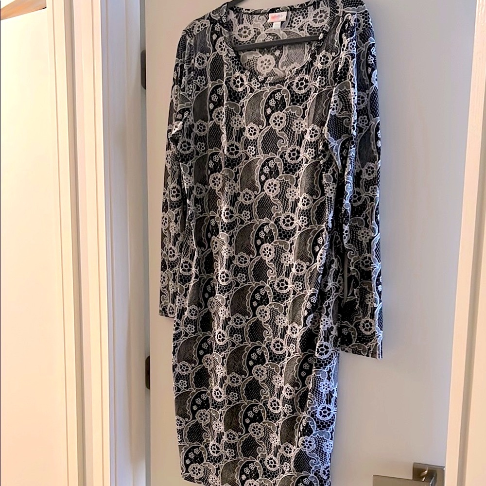 Classic Black and White Dress